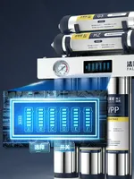 7-Stage Ultra Filtration Water Purifier with Stainless Steel Housing for Home Kitchen Faucet, Fleny Drinking Water Filter AL