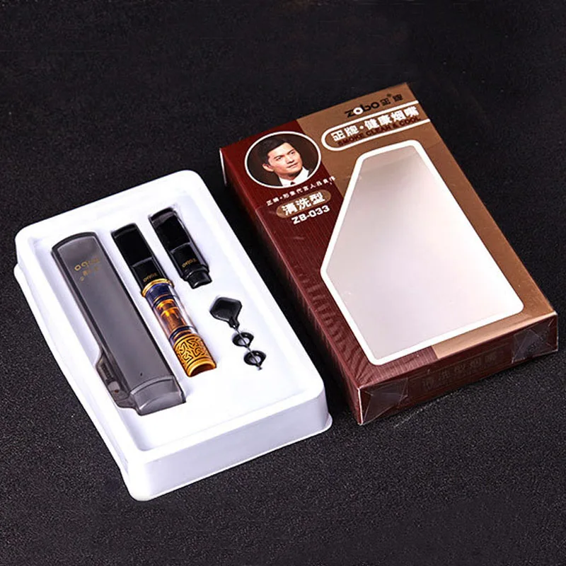 

2024 Popular Recirculating Cigarette Holder Reduce Tar Portable Smoke Mouthpiece For 8mm Microfilter Tobacco Filter Gift for Men