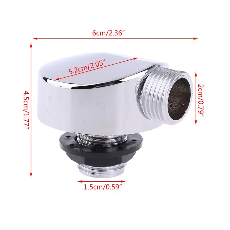 Conector ducha plástico cromado, accesorios para habitación, cabina ducha, bañera, envío directo