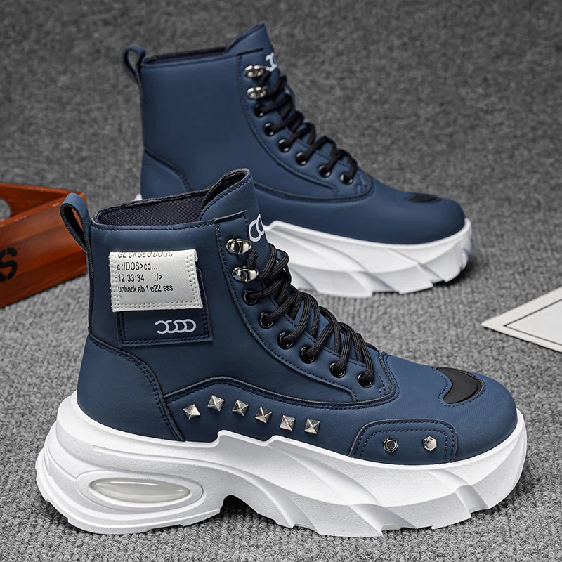 Herren Leichte Ganzjahres-High-Top Outdoor-Stiefel, Outdoor-Freizeitschuhe, Laufschuhe für Männer – Detail 12