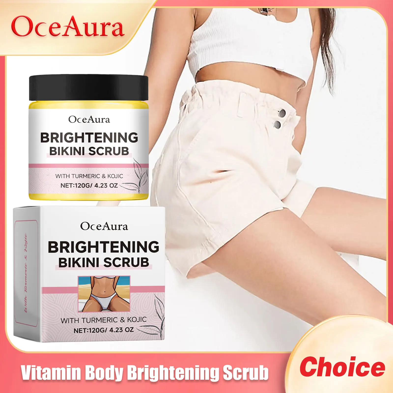 Vitamin Body Brighten Scrub Deep Cleansing Underarm Removes Dirt Improve Bleaching Exfoliate Dead Skin Private Parts Care Scrubs