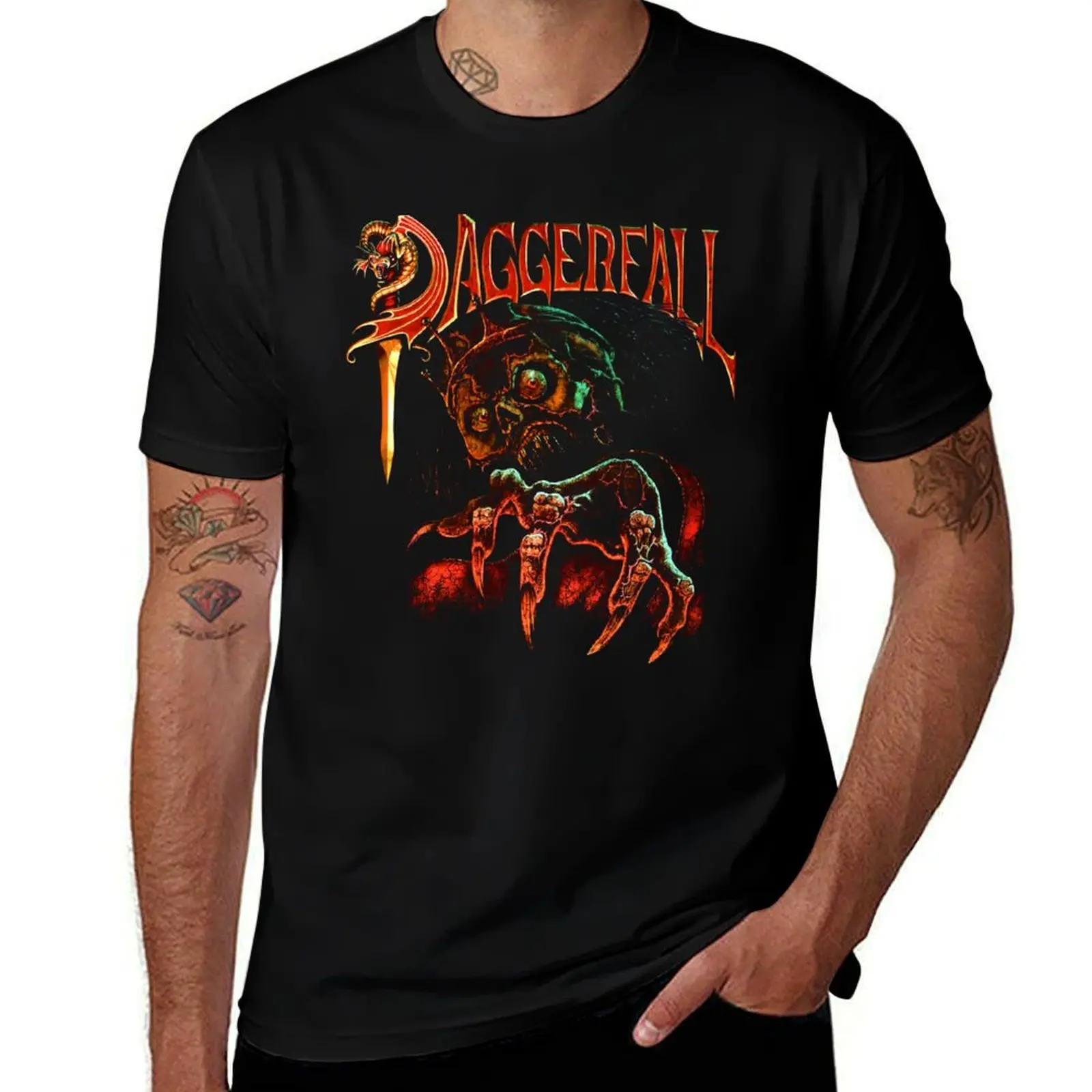 Daggerfall T-Shirt heavyweights plus size tops tshirts personalised Man t-shirt sweat shirts, men