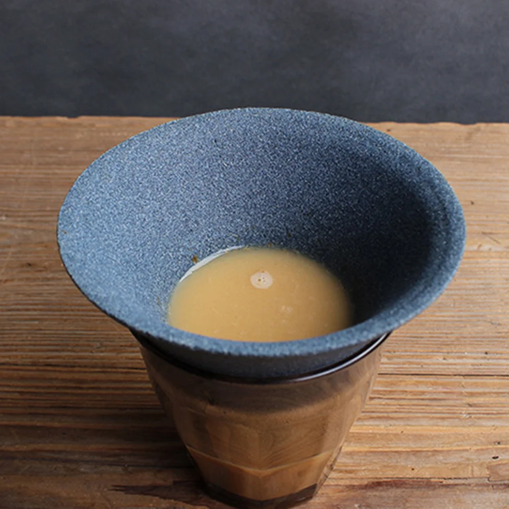 كوب فلتر قهوة من السيراميك، ماكينة صنع الشاي غير المسامية، بناء سيراميك ممتاز، هدية منزلية، كوب فلتر قهوة من السيراميك مقاس L #1