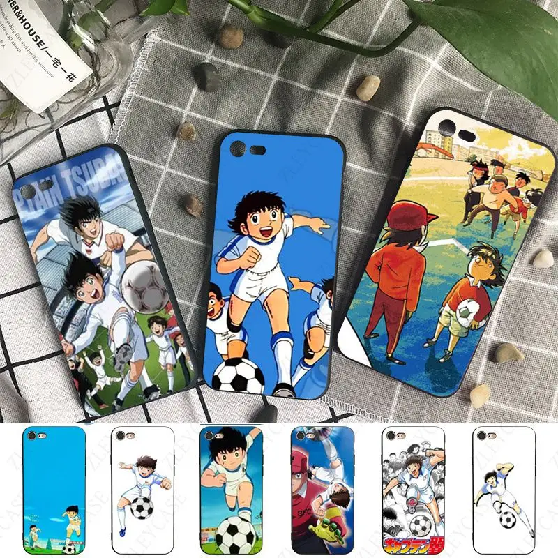 Captain Tsubasa Ozora Genzo football phone cover for iPhone 15Pro 16pro 13PRO max 7 8 XR 14plus 11pro 12pro max 13mini SE cases