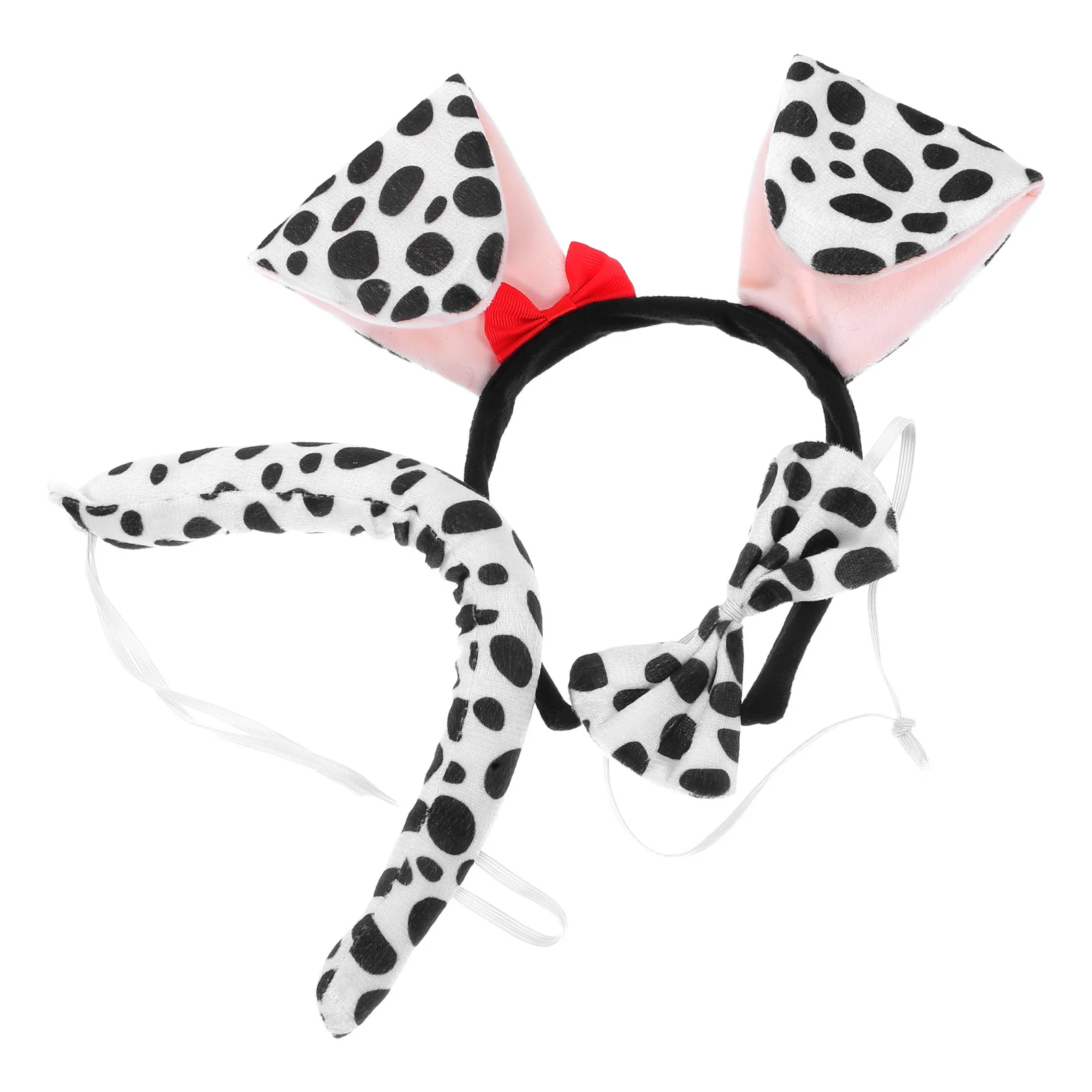 

1Set Dalmatian Dog Ears Headband Soft Cartoon Animal Hair Accessories for Kids Toddler Girls Puppy Cosplay Costume Party Dress