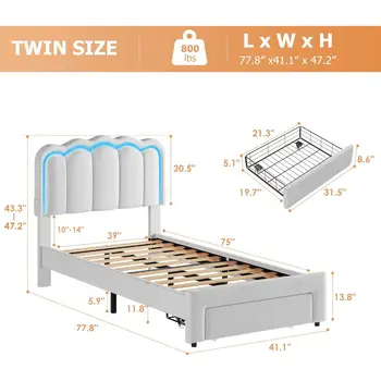 6 最佳銷售 雙人床架 - №2