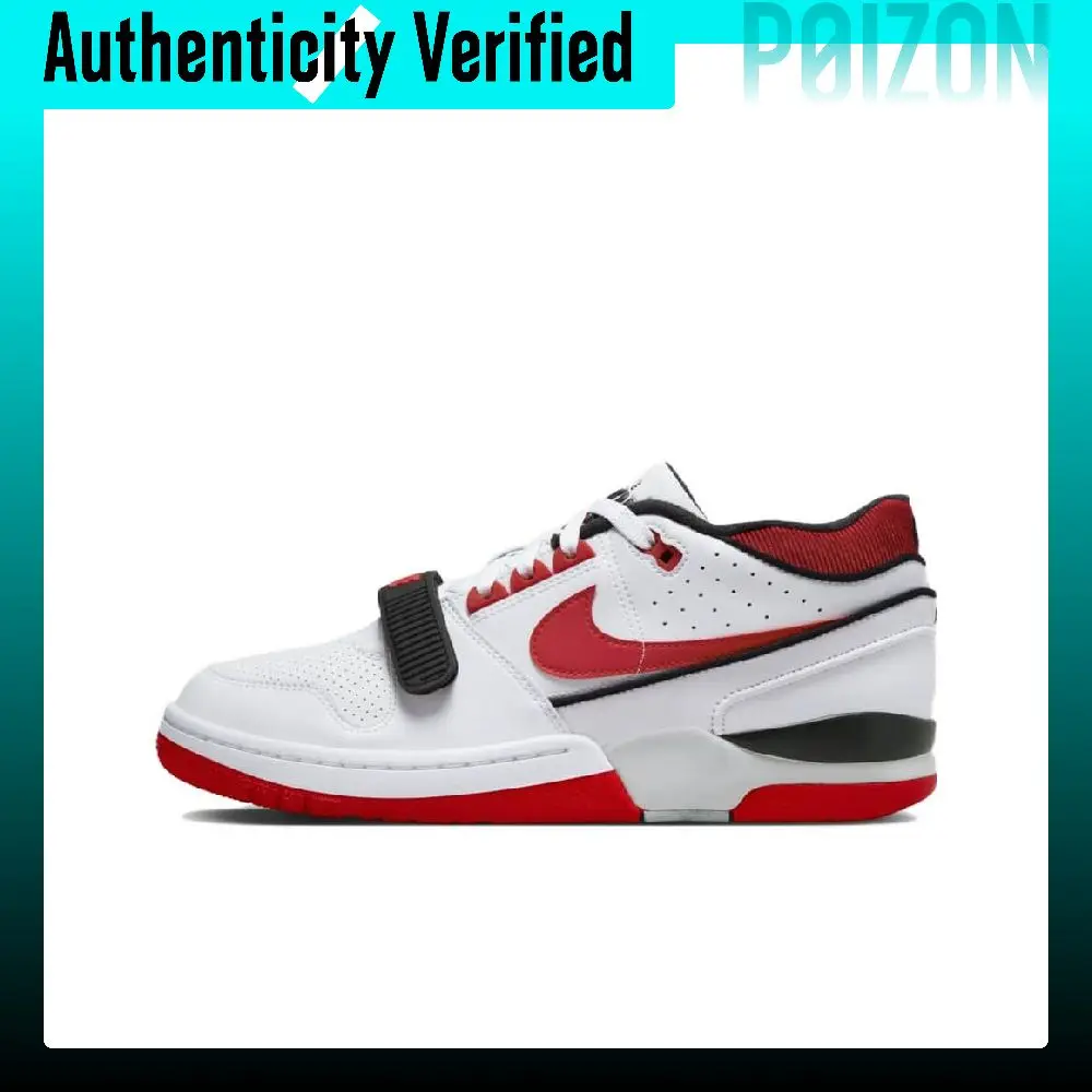 Nike Air Alpha Force 88 Skateboard Shoes Unisex Mid Top White/Red DZ6763-101