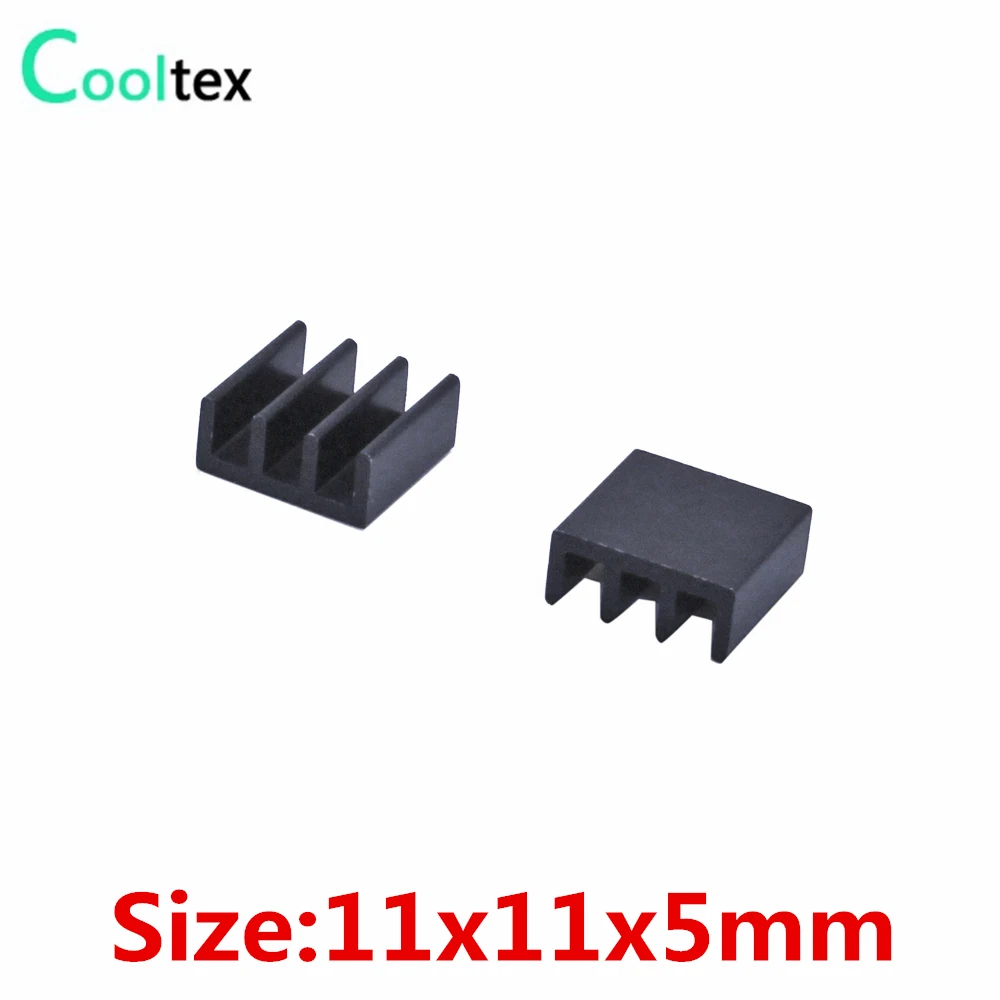 (1000pcs/lot) 11x11x5 mm Aluminum heatsink Extruded   radiator for Electronic IC chip RAM cooler cooling