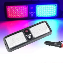 Ultrathin Led Emergency Light Car Windshield Sun Visor lamp Warning Flashing lamp with Cigarette Adaptor plug for Police Firefig
