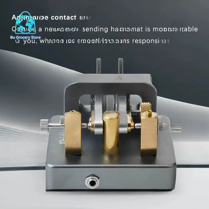 VK-6 Electric Automatic Key - Shortwave CW Radio Hand Key for Morse Code Shortwave Radio Station