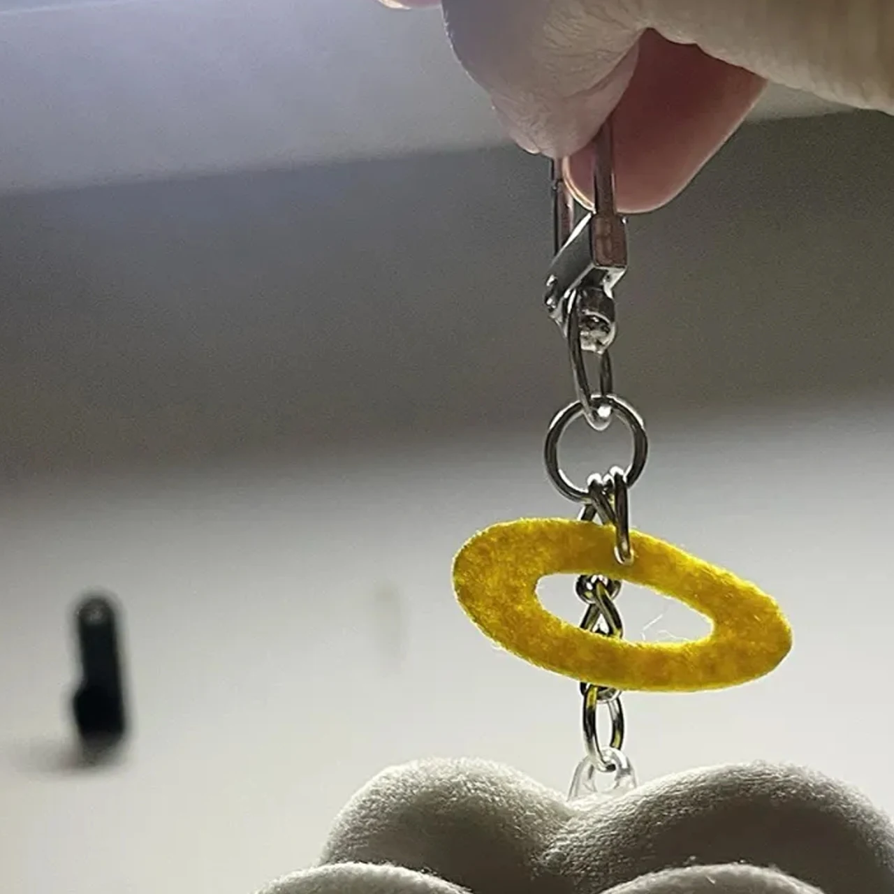 1/2pcs Creative Cute Angel Teeth Heartbreak Teeth Student Book Bag Pendant Plush Keychain Doll Small Pendant Accessories Gifts