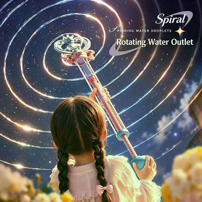 /GJ/Magic Water Wand With Rotating Spray Pull Launch Summer Outdoor Backyard Beach Play Water Battle Cannon For Girls Princess