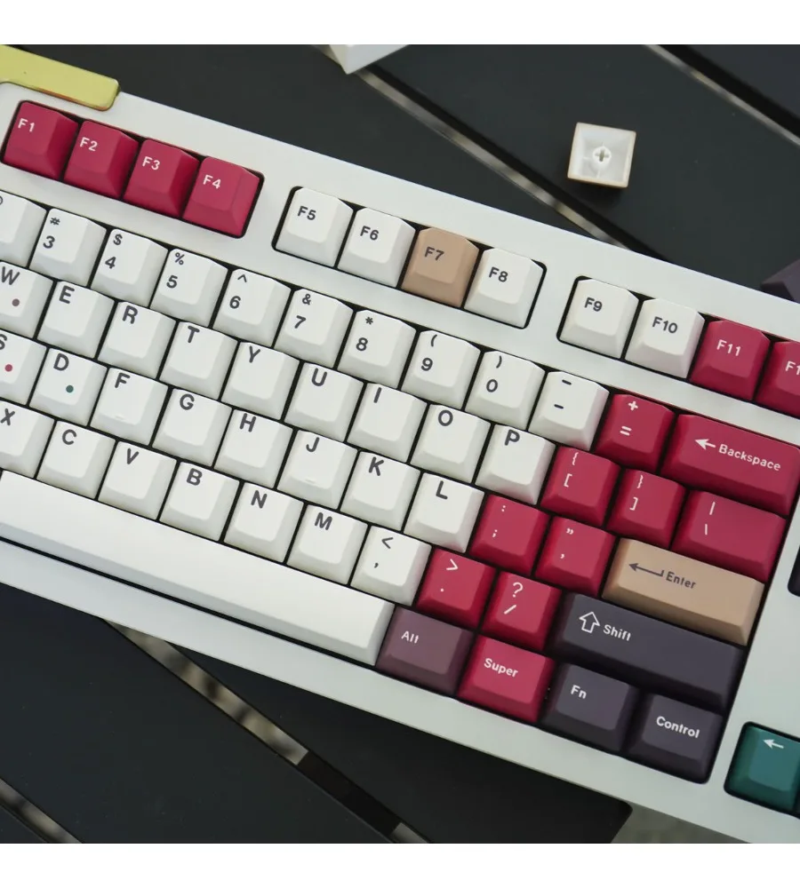Keycap 152 keys PBT five-sided sublimation custom cherry original factory height large full set of mechanical keyboard