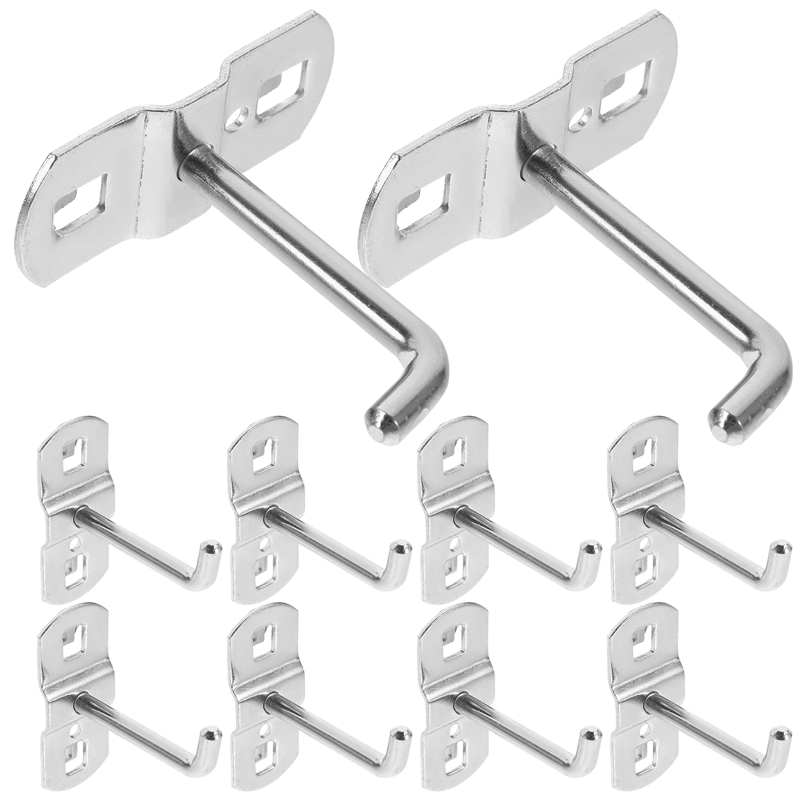 

12 Pcs Tool Hook Paint Brush Hooks Cabinet Display Rack Pegboard Cupboard Computer Supermarket Shelf Iron