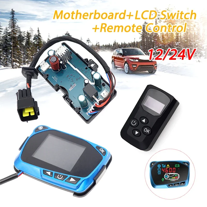 12V / 24V Diesels Air Heater LCD Monitor Switch / Remote Control / Control Board Motherboard For Car Parking Heater Controller