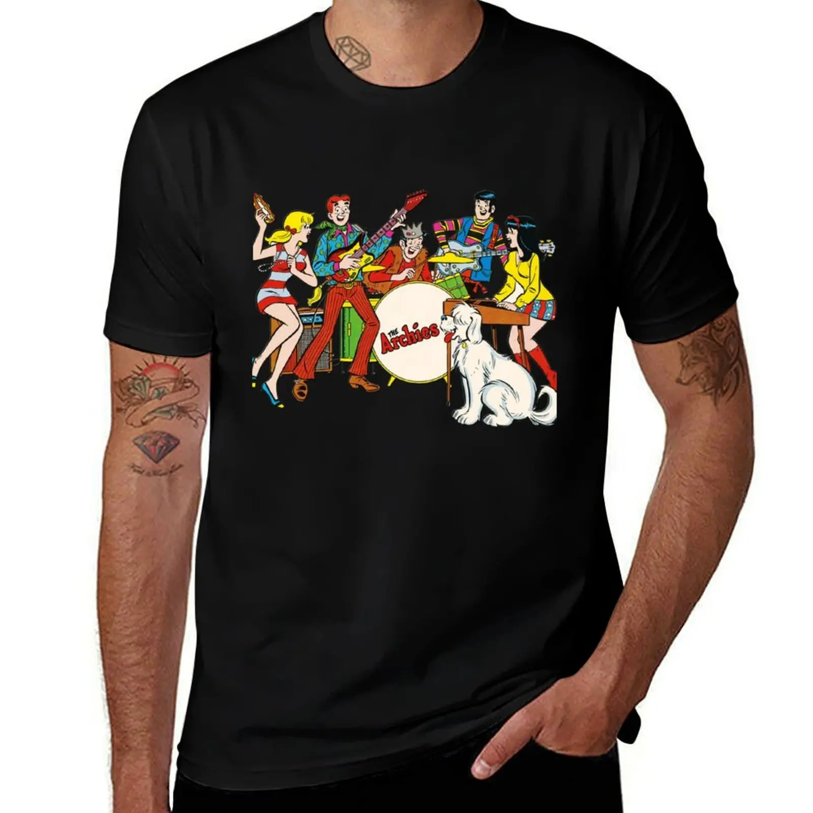 

The-Archies-music-stars-Pullover-Sweatshirt T-Shirt t shirts for man cotton man graphic t shirt T-Shirt