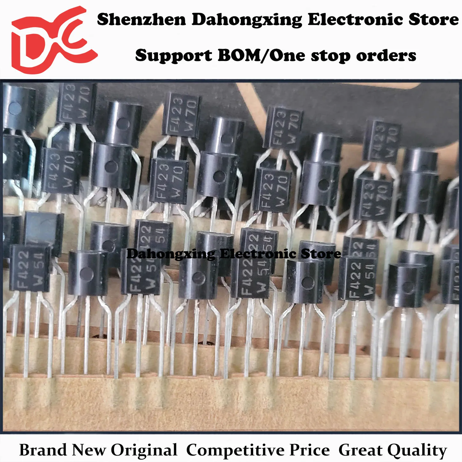 New Original 20Pairs BF422 F422 + BF423 F423 TO-92 Audio Amplifier Transistor Great Quality