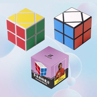 Mo Fang Zhai Domino Skew Cubes 2X2 White/Black Magic Cubes Puzzle Toys For Kids Gift Birthday Christmas Gifts