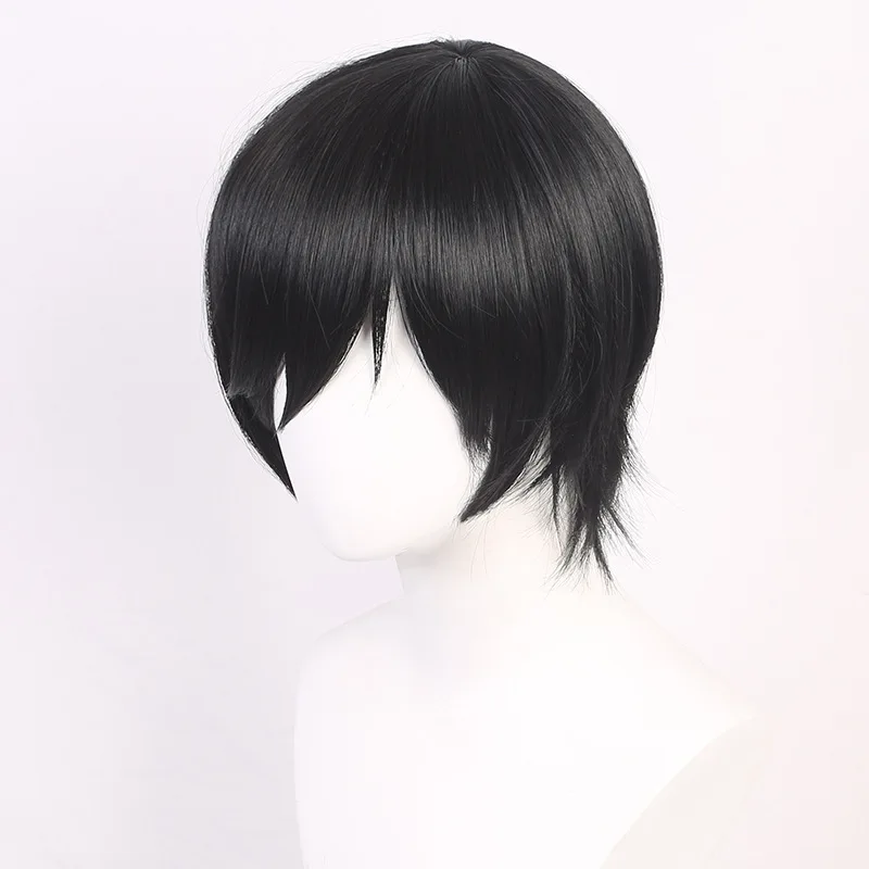 Blue Prisoner Series Lin Cosplay Wig Black Short Hair Cosplay Wig For Anime