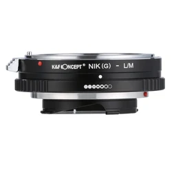 K&F Concept NG to LM Lens Adapter for Nikon G Mount Lens to Leica M1 M3 M6 M9 M10 M240 M-P Camera