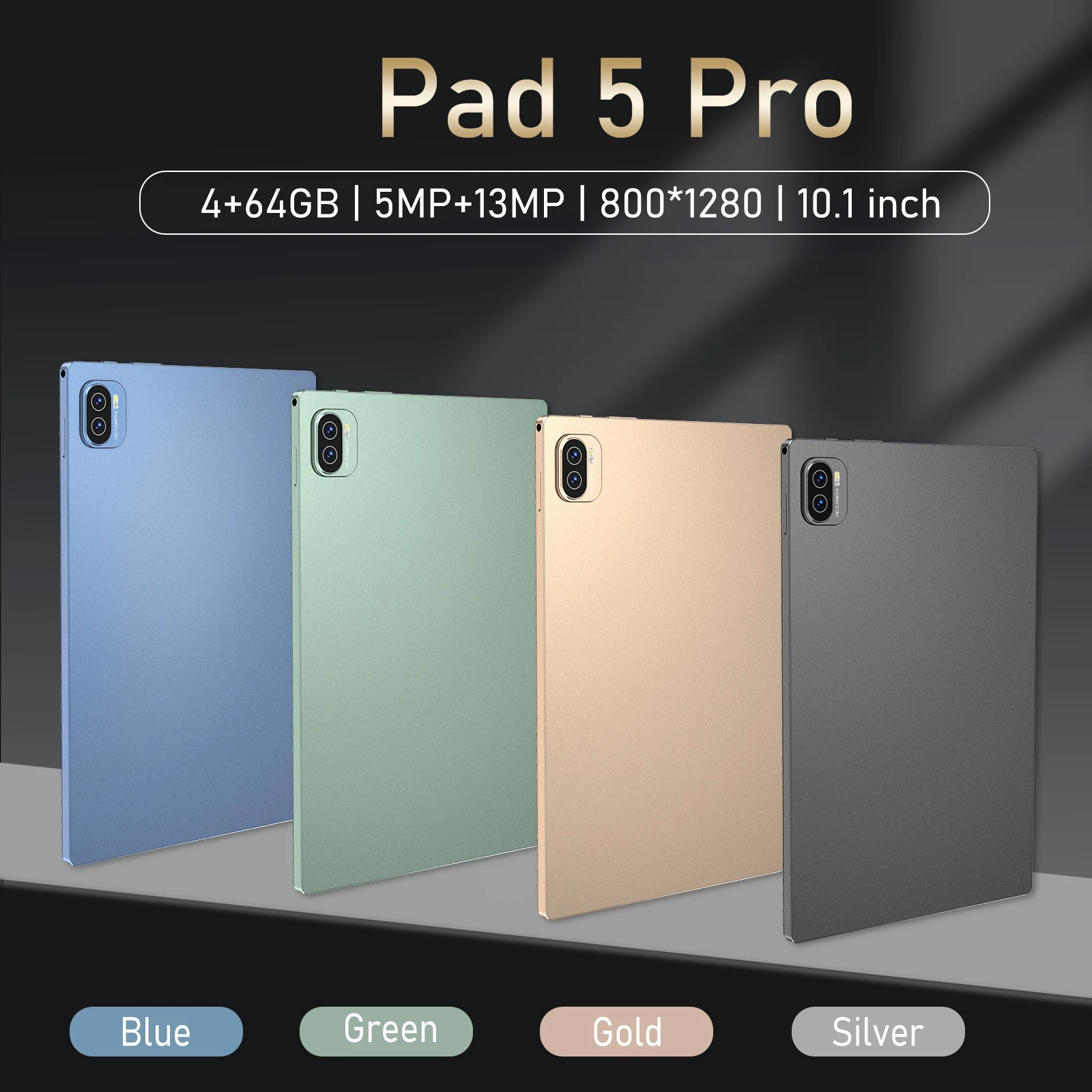 

Jdl Pad5 Pro 4000mAh 10.1-inch Android 12 Tablet 4+32GB 5MP+13MP Camera Dual SIM T310 Eight cores 4G Fingerprint Unlock tablet