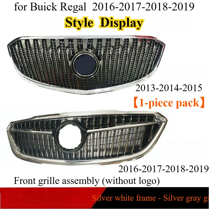 

for Buick Regal 2013-2014-2015-2016-2017-2018-2019 Front grille assembly, front grille, upper grille