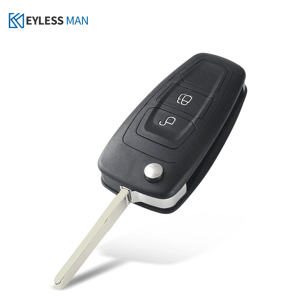 Flip Remote Car Key Fob For Ford Ranger 2011-2015 2008-2012 BT50 2011-2015  434MHz FSK 4D63 chip5WK50165