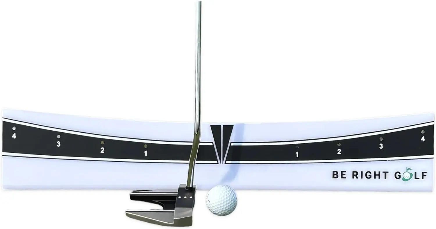 

Golf Putting Trainer – 24in Stroke Aid for Indoor/Outdoor Practice, Improve Accuracy & Distance Control