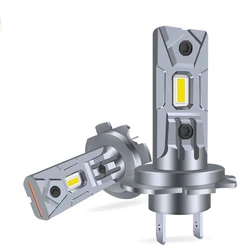 2Pcs H7 H1 LED Car Headlight Mini Wireless 60W 25000LM 6500K CSP For Car Headlamp Bulb Auto Diode Lamps H7 Turbo Led 12V White