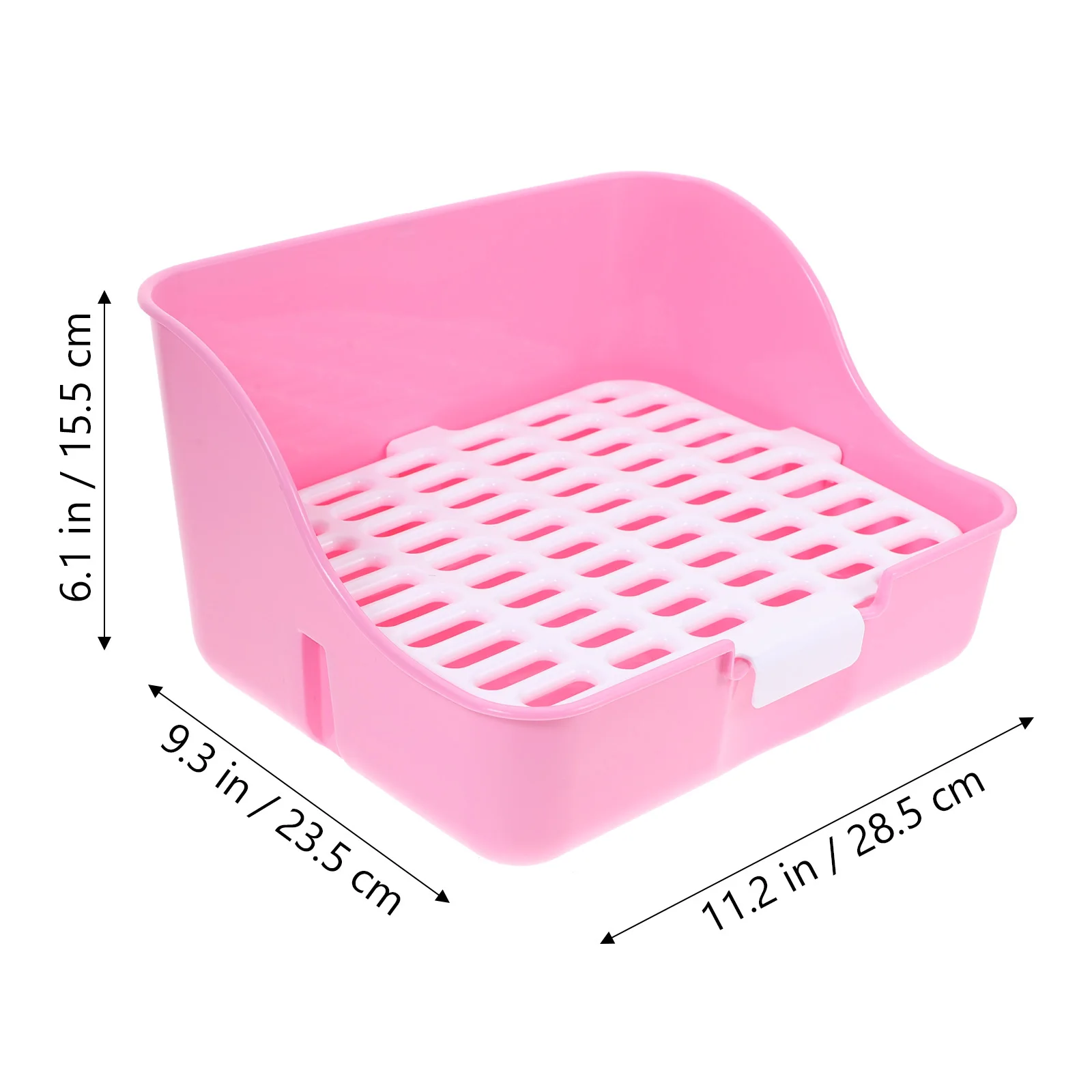 Small Pet Toilet Rabbit Portable Bunny Toilet Tray For Rabbit Guinea Pig Hamster Chinchilla Rat Pet