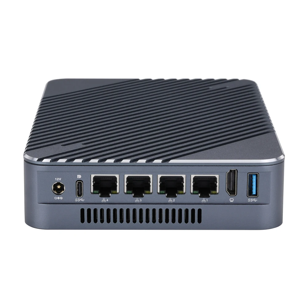 Qotom Q31151G4 Mini PC 4* I226-V B3 2.5G Lan 11th Gen Tiger Lake i5 1135G7  i7 1165G7 Firewall Router Mini PC