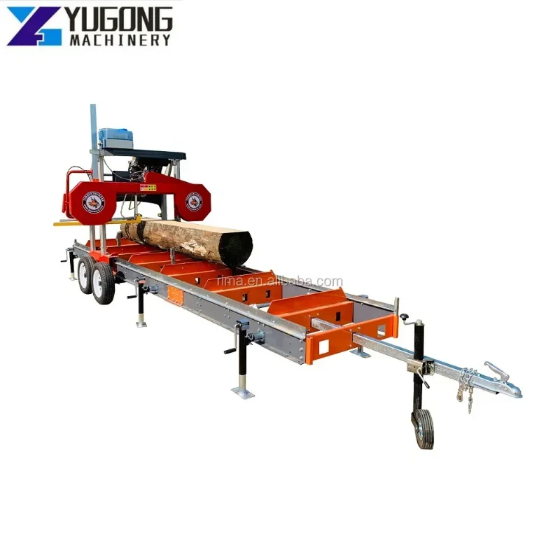 YG China Cutting Machine Wood Saw Mill Tool Horizontal Sawmill Portable Sawmill Wood Cutter Portable Sawmill Large Log Equipment