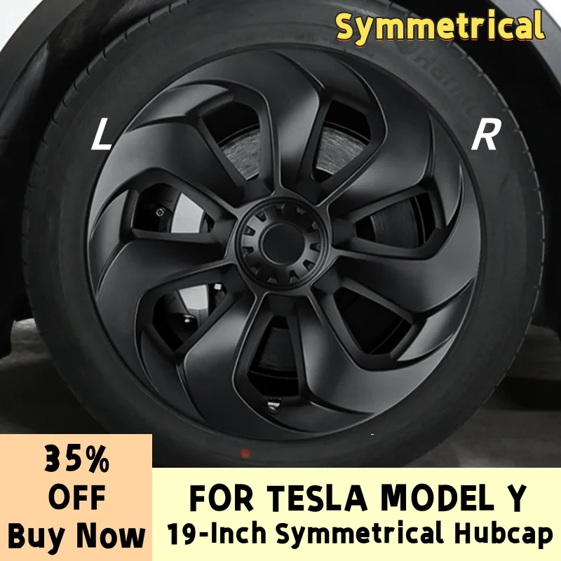 

4PCS 19 Inch Wheel Caps Performance Automobile Replacemen Hub cap Full Rim Cover Accessories for TESLA Model Y 2018-2023