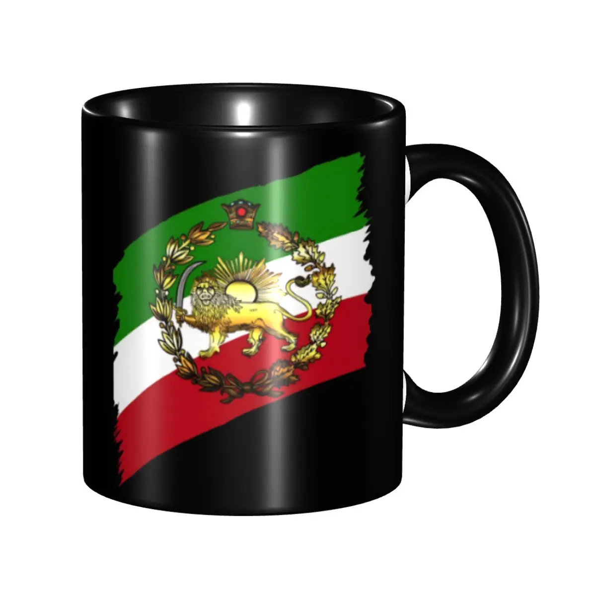 New Arrival Iran Persia Map Flag Iran Persia Map Flag Merch Mug Kawaii Coffee Cup