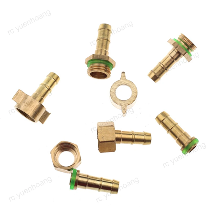 1 pces conector de bronze comum de intubação do bocal do uav da proteção da planta agrícola rc pagoda para 6.5/7.2/8/8.5/9/10mm encaixes de mangueira