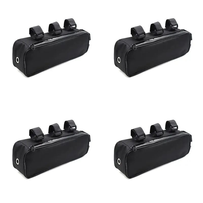 

【SPECIAL】4X Bicycle Bag Battery Controller Hanging Fixed Tube Frame Bike Bag Li- Storage Waterproof 32X9X10.5Cm Cycling
