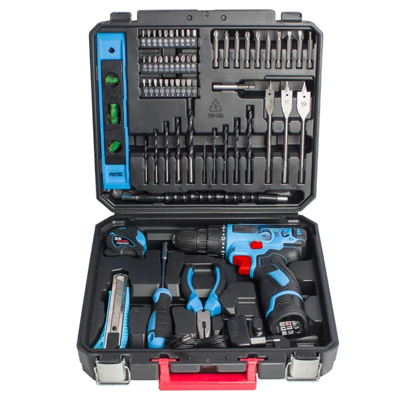 

Hot SalesCordless Drill Wireless Combo Kit 60pcs Accessories Battery Drilling Machine With Case