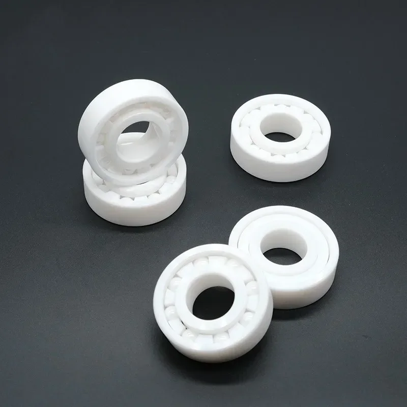 1pcs 6200 6201 6202 6203 6204 6205 6206 6207 Full ZrO2 Ceramic Zirconia Bearing Good Quality Double Sided Sealed