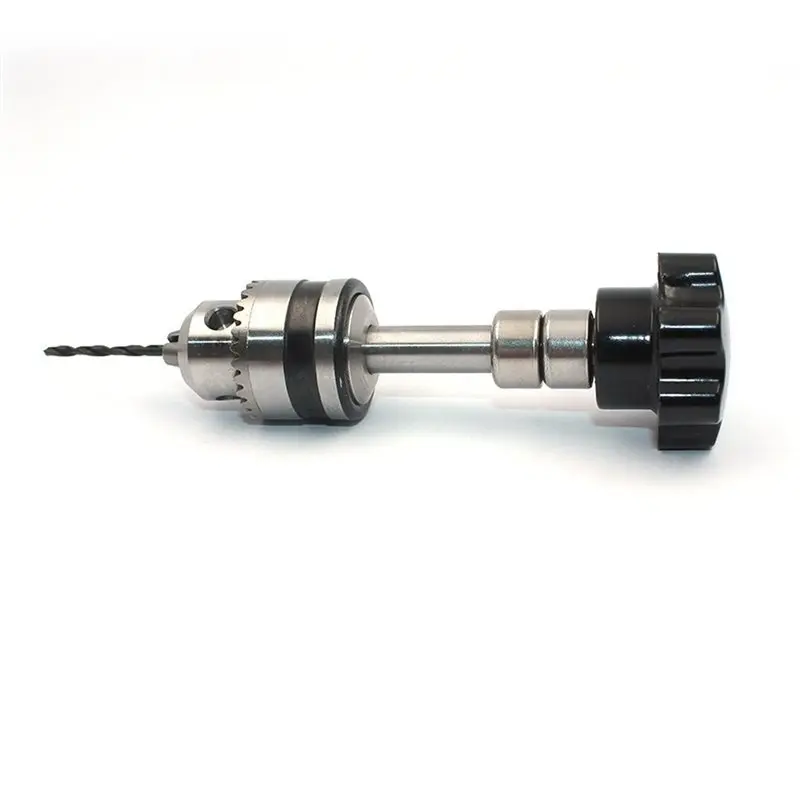 IALJ-Manual Drilling Tool 0.6-6.5 Mm Pin Vise Hand Twisting Drill For Dremel Woodworking Tools Black Twist Drill Bit