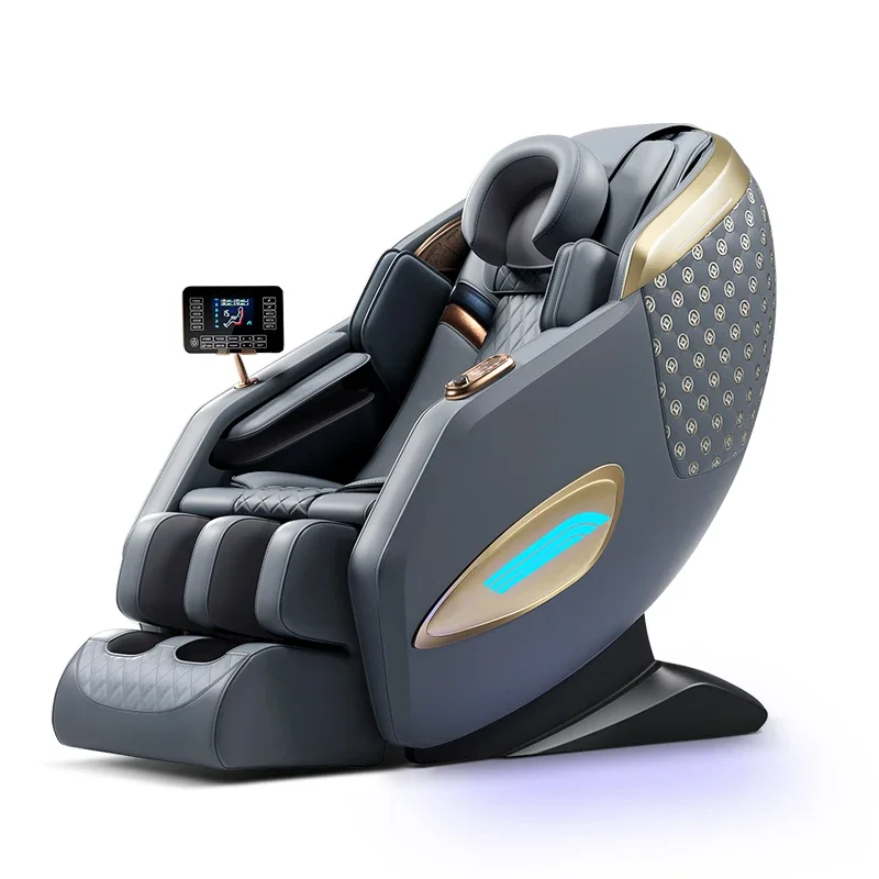 

New 2023 LCD Remote Control Luxury Foot Spa Factory Price Kneading Zero Gravity Heating Blue-Tooth Full Body Massage Chair