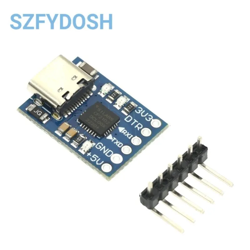 CP2102 model C USB mikro ke UART TTL modul 6Pin konverter seri UART STC ganti FT232
