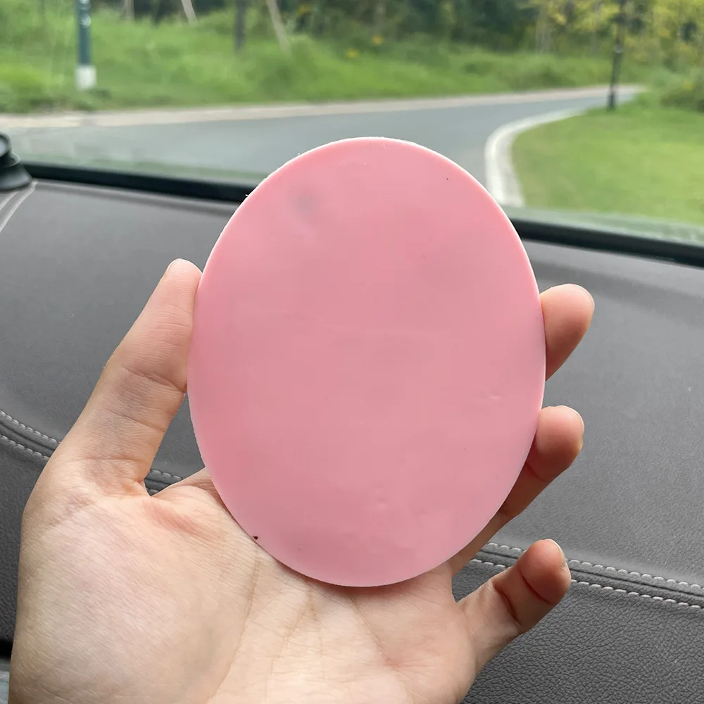 Cute Heat Resistant Washable Car Interior Cup Holder Mat Flower Shaped Anti Slip Base For Car Decorations