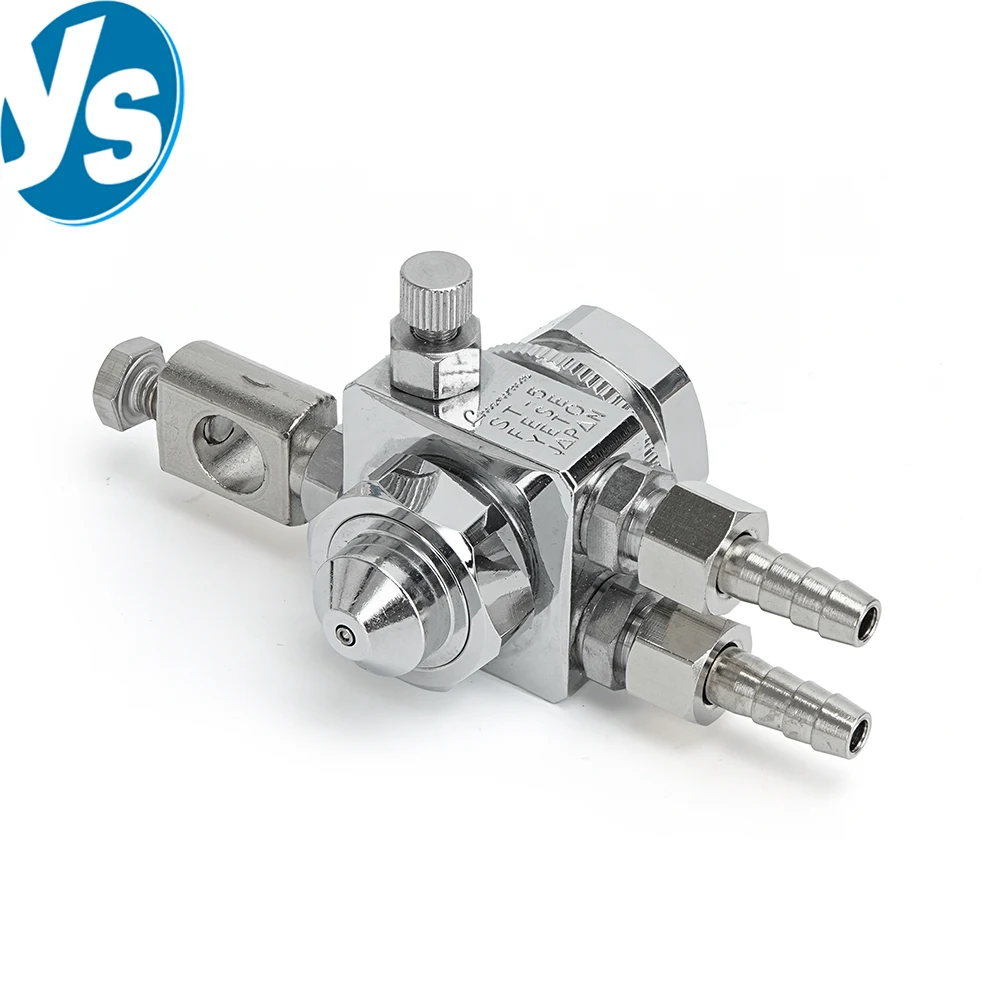 

ST-5R Automatic Spray Gun with 0.5mm, 1.0mm, 1.3mm, 2.0mm Round Nozzle Wave Soldering Painting Alcohol Liquid Spray Gun