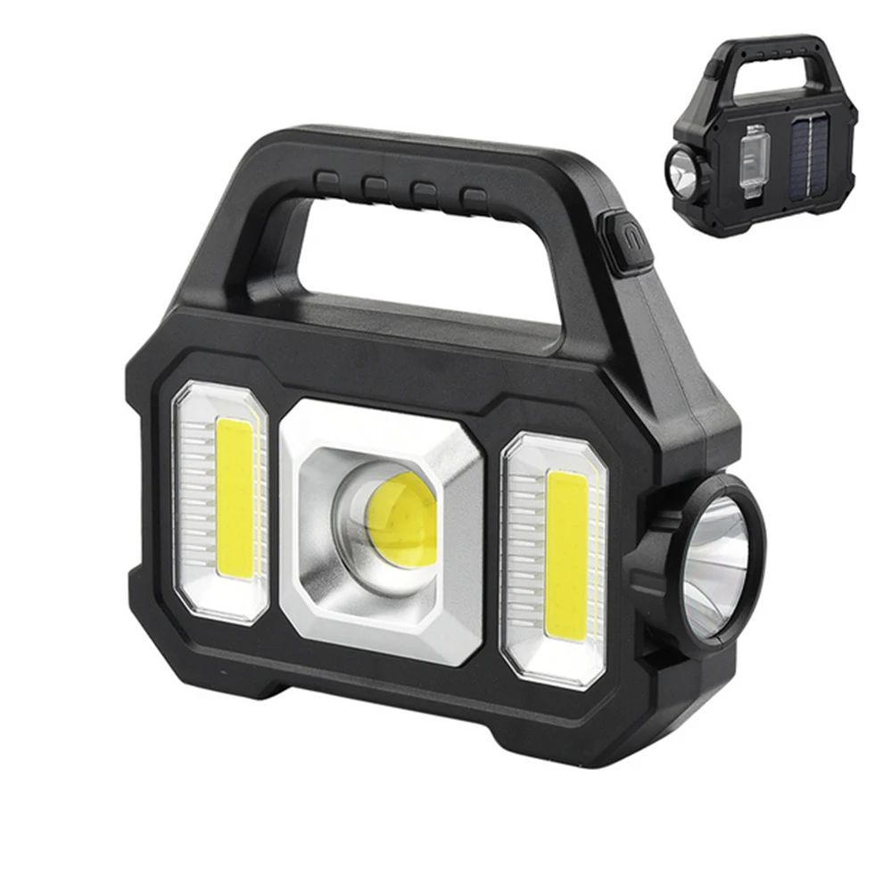 Cob floodlight with reflector, multi-function LED floodlight, road portable lantern light with USB output