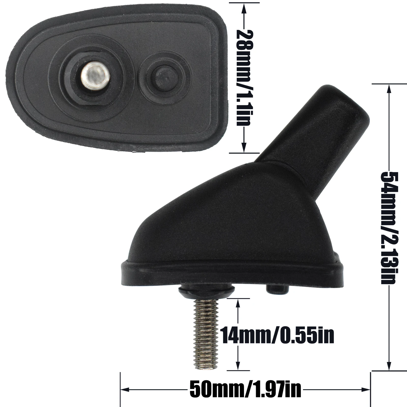 For Nissan Almera 2001 - 2006 March 2002 - 2010 Micra 2001 - 2010 Radio Aerial Antenna Roof Base Mount Car Decor Body Styling