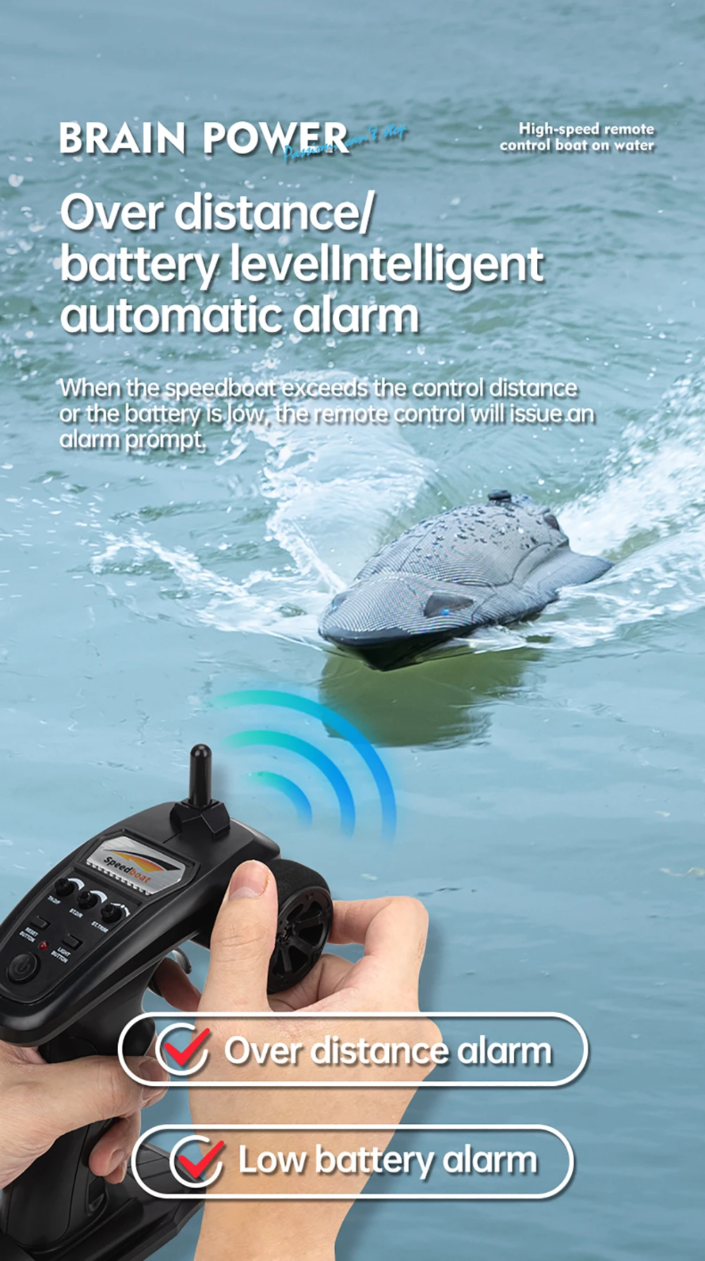 Fayee Fy011 Remote Control Speedboat For Kids And Adults Gift_voghion.com