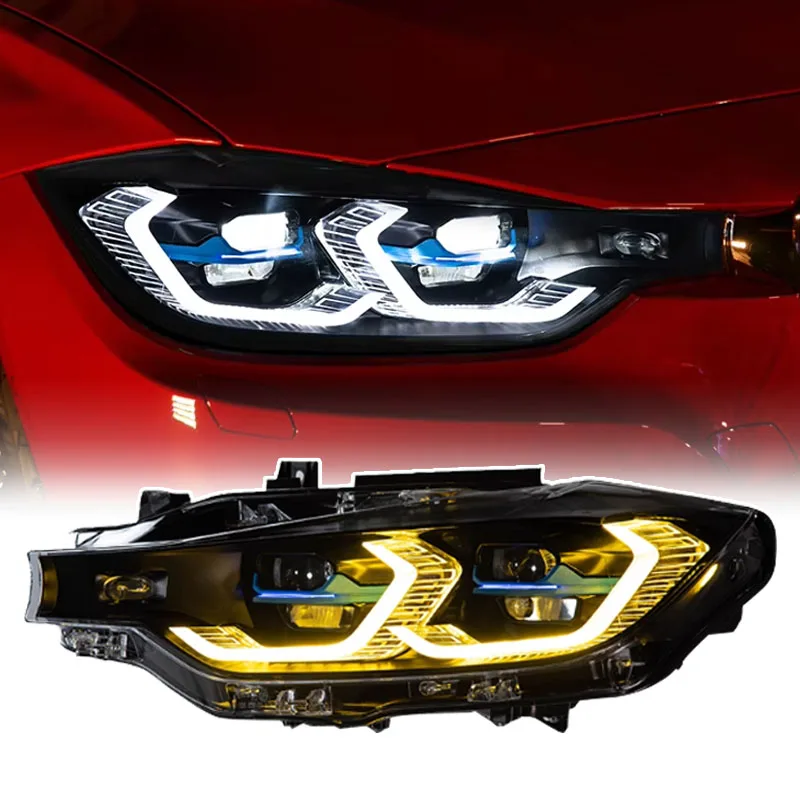 

Car Lights for BMW F30 2013-2018 LED DRL Headlights New Condition Laser Projector Lens Front 318i 320i 325i Automotive Accessory