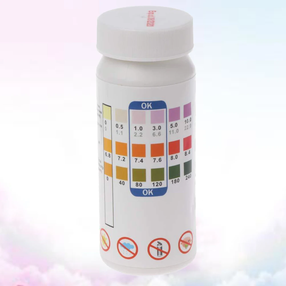 

1 set PH Test Paper for Pool Spa Water Testing Chlorine Hardness Alkalinity Portable PH Meter Aquarium Cyanuric Acid