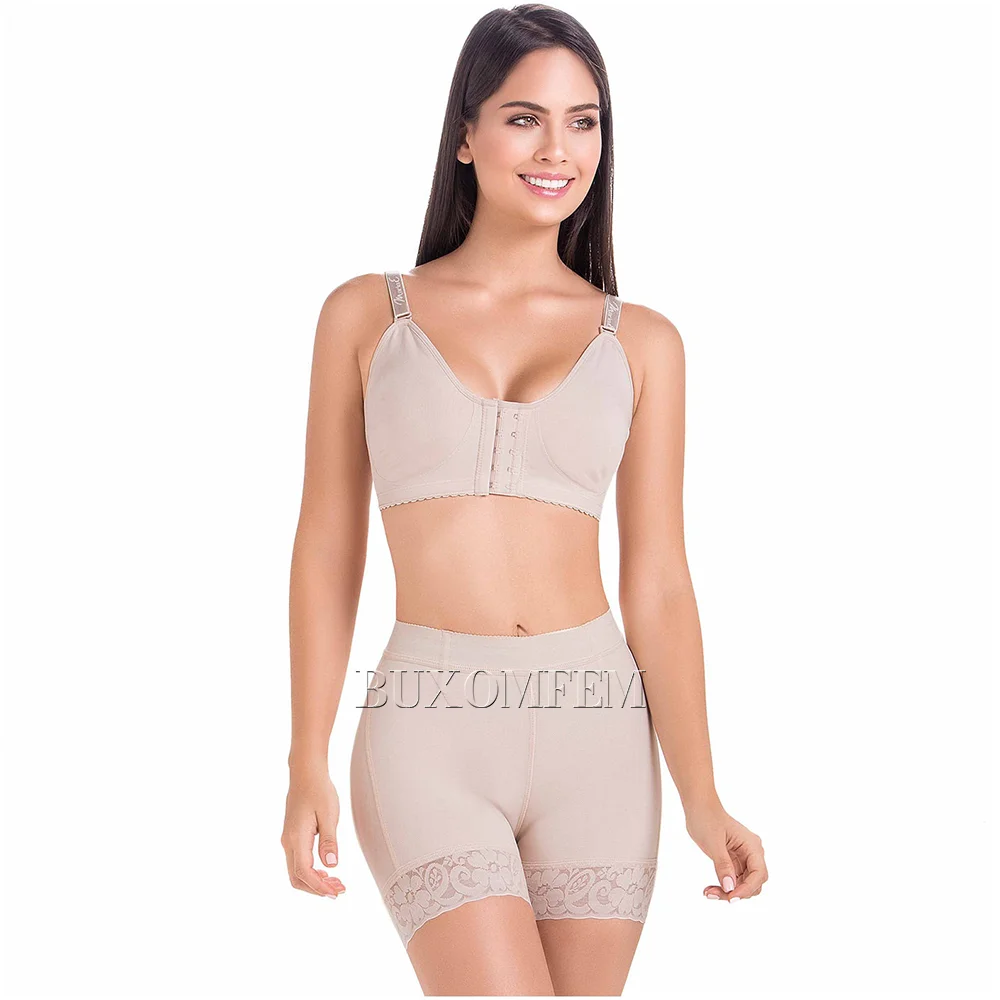 Low Waist Butt Lifting Shorts Women's Shapewear Shorts Fat Burning Waist Shaper and Butt Lifter Soft Cross High Waist Shorts