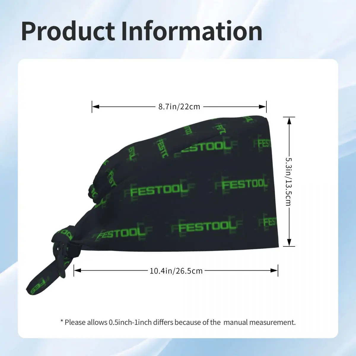 Festool Powertool فرك قبعة الطبيب العمل الجراحية قبعة الرجال النساء قبعات التمريض قابل للتعديل لطبيب الأسنان